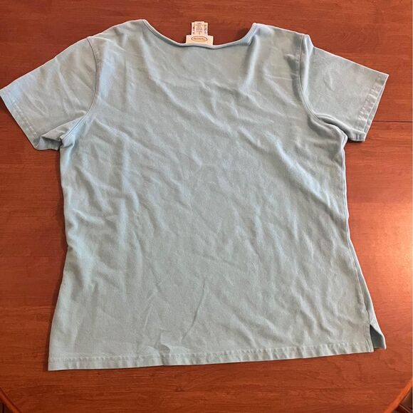 Talbots blue shirt size large - Picture 4 of 4